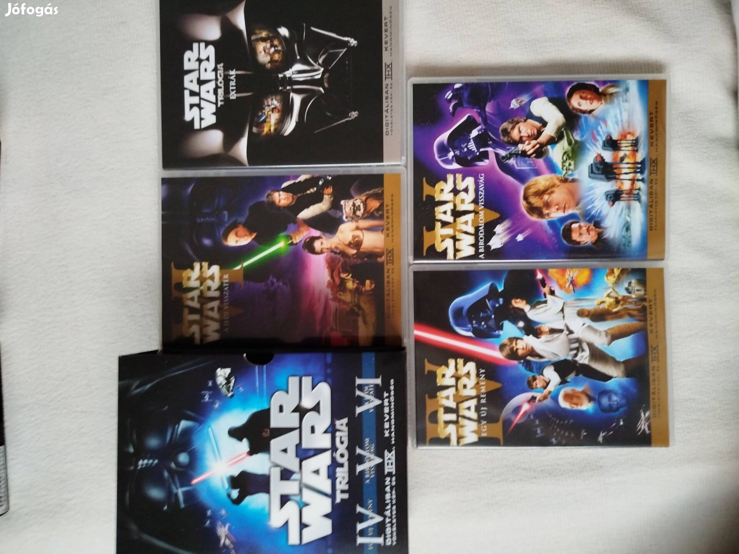 Star Wars - Trilógia dvd díszdoboz 4 dvd magyar felirattal 