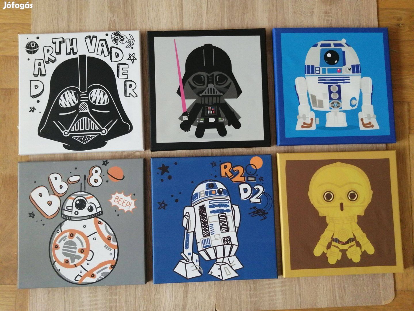 Star Wars fali vászonképek 6db