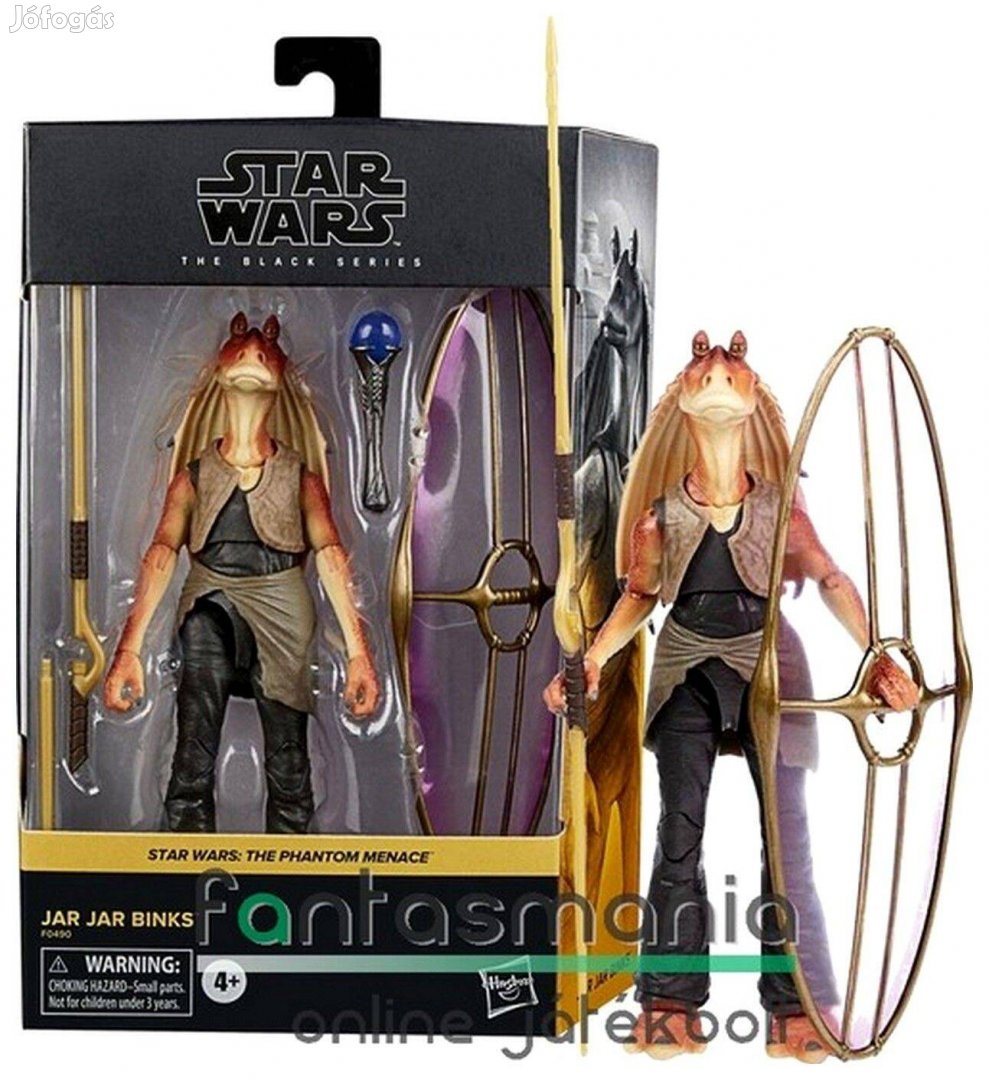 Star Wars figura 16-18 cm Black Series Jar Jar Binks figura