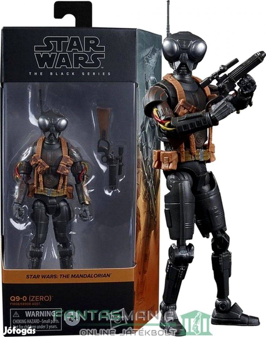 Star Wars figura 16-18 cm-es Black Series Q9-0 Zero fejvadász figura