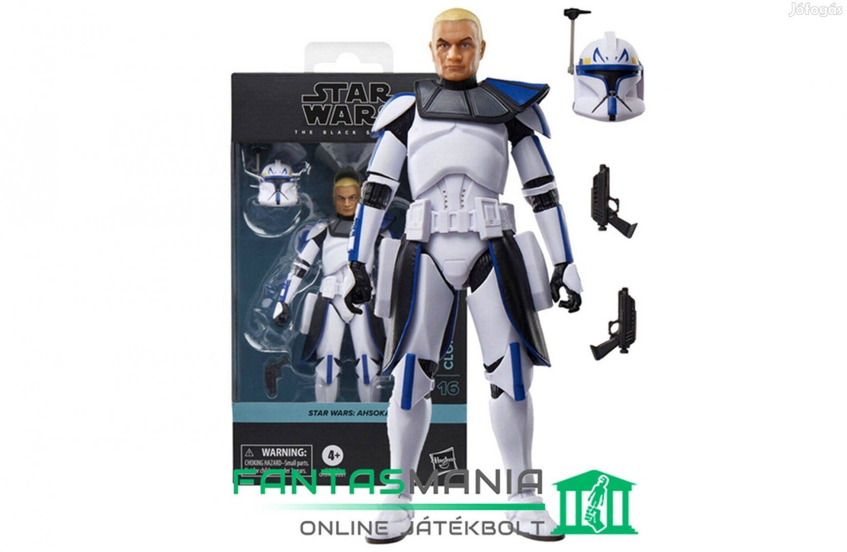 Star Wars figura 16-18cm Black Series Clone Commander REX