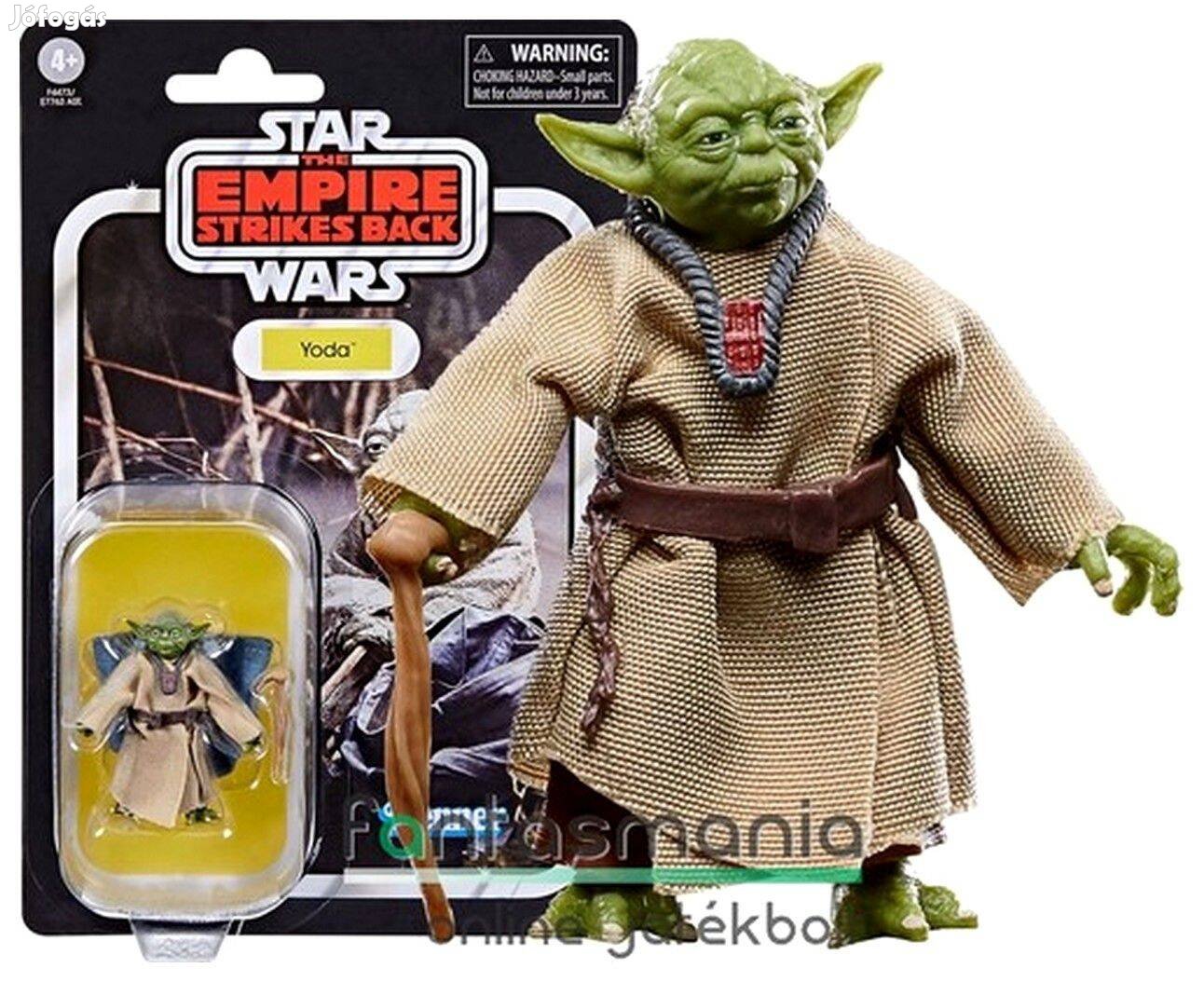 Star Wars figura Black Series 10 cm méretarányú Master Yoda