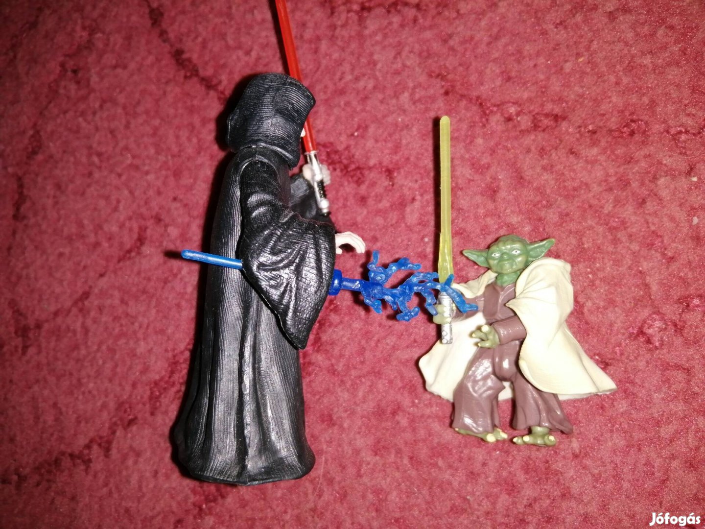 Star Wars figurák, Yoda és Palpatin. 