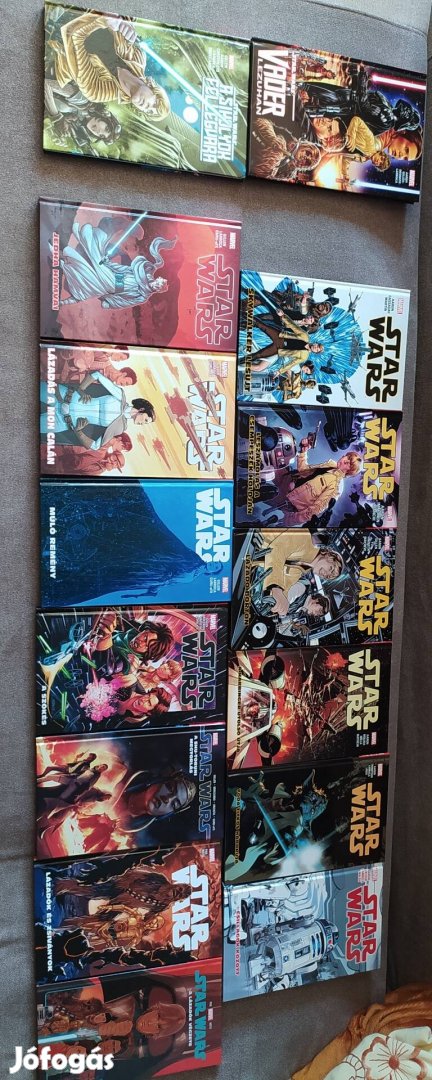 Star Wars képregények Vol.1 ,15 db újszerű állapotban eladó 