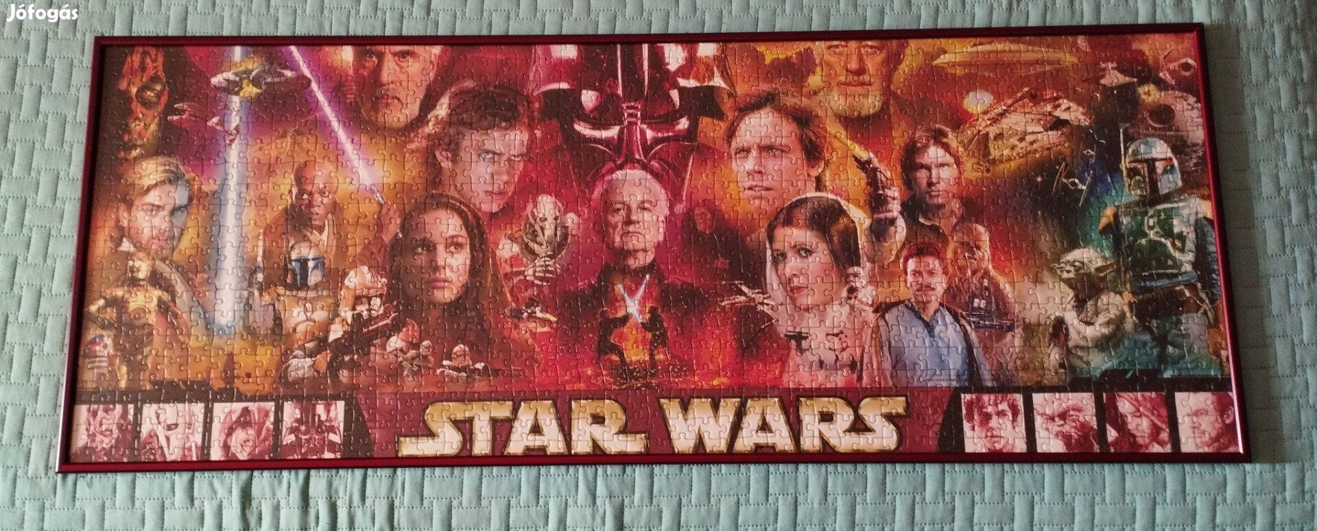 Star Wars puzzle kép keretben