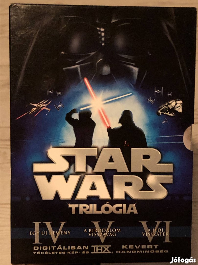 Star Wars trilógia DVD.