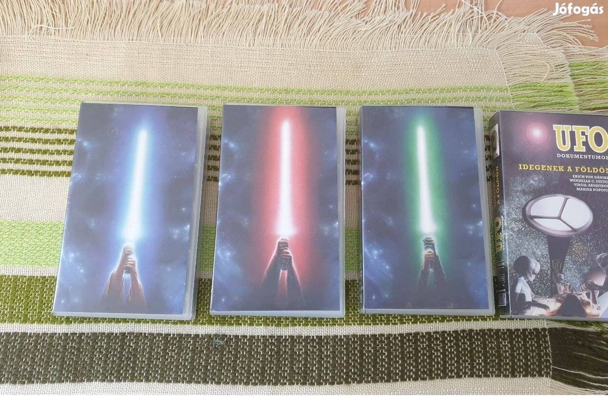 Star Wars trilógia VHS kazetta eladó