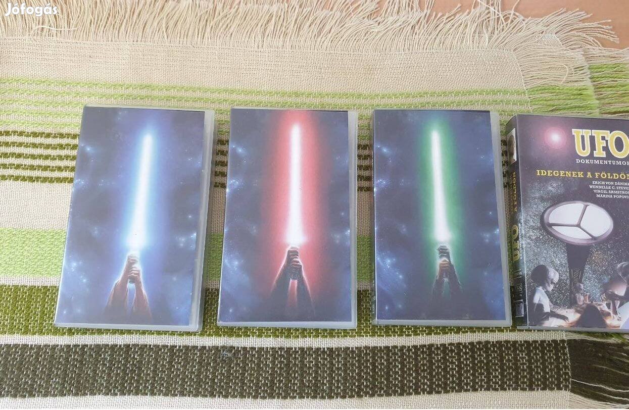 Star Wars trilógia VHS kazetta eladó