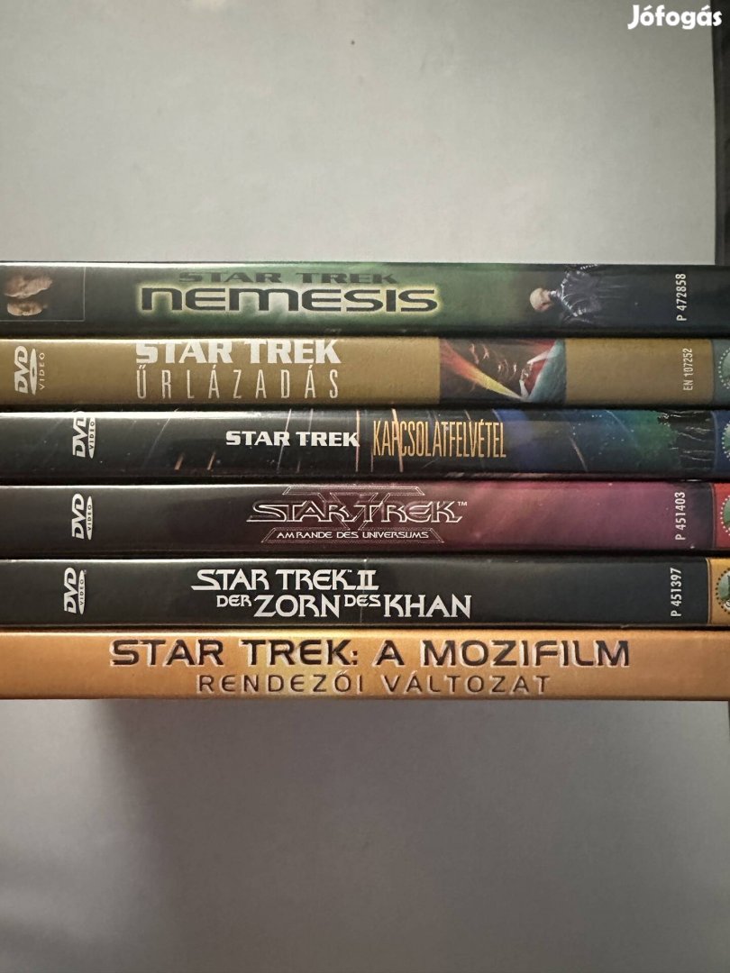 Star trek 1,2,5,8,9,10rész dvd