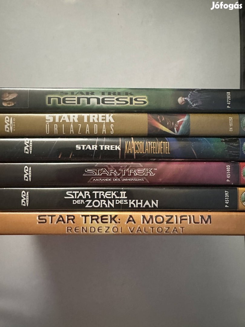 Star trek 1,2,5,8,9,10rész dvd