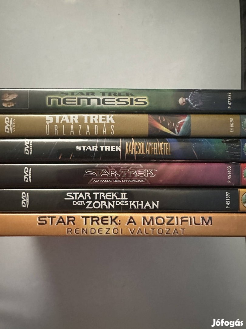 Star trek 1,2,5,8,9,10rész dvd