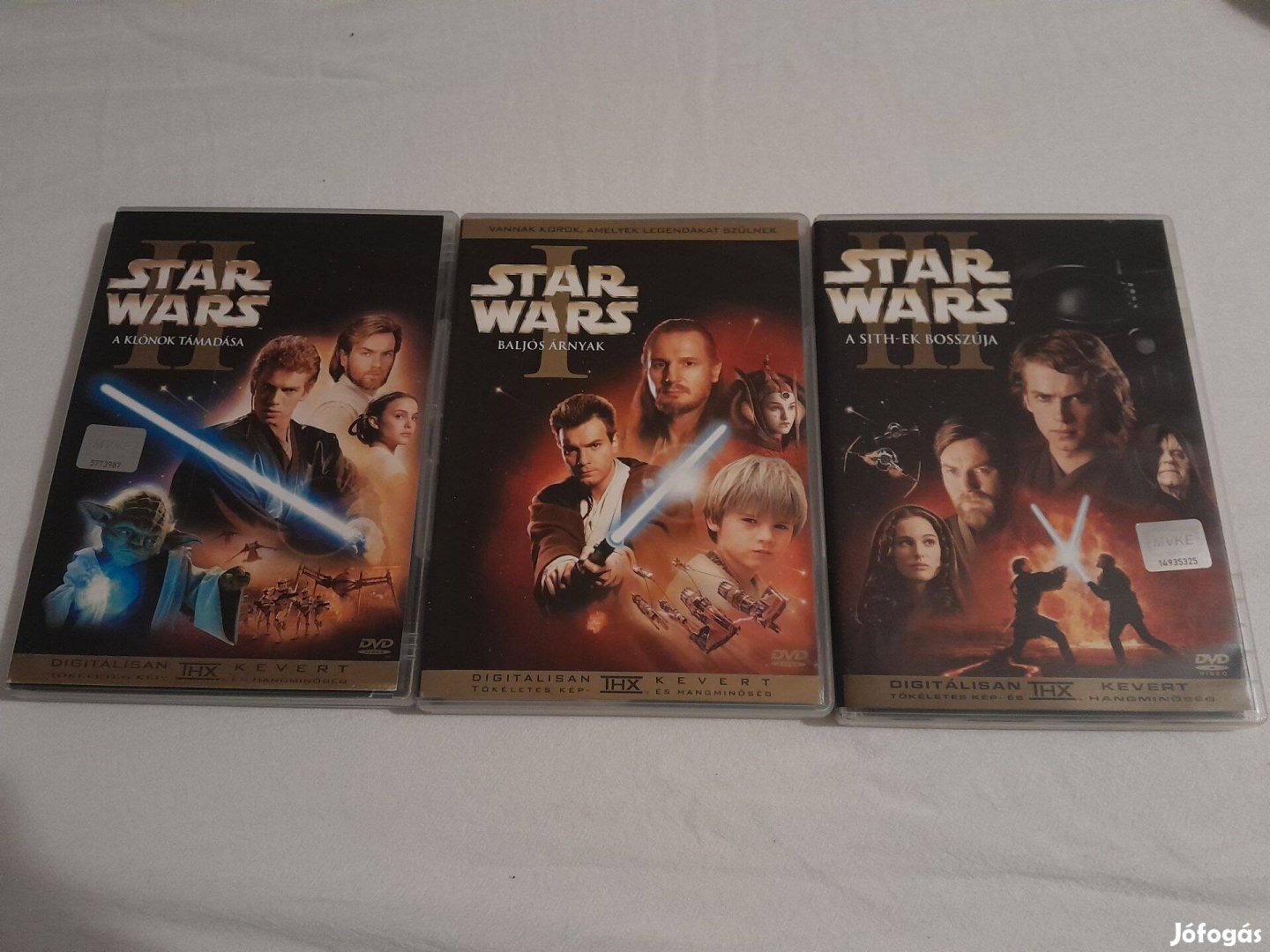 Star wars 1 2 3 dvd trilogia