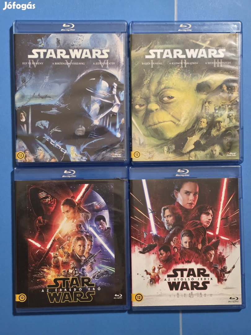 Star wars 1-8-ig blu-ray