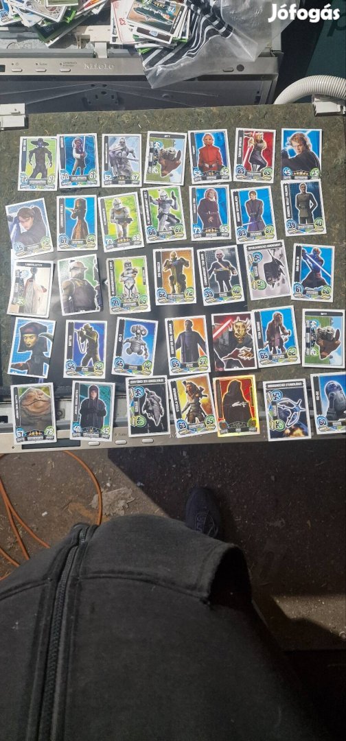 Star wars Force Attax kártyák