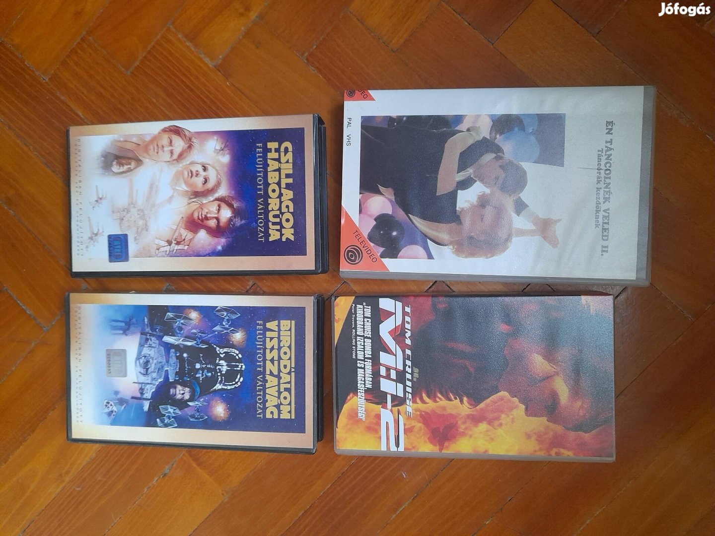 Star wars, mission impossible, táncolnék veled vhs kazetták