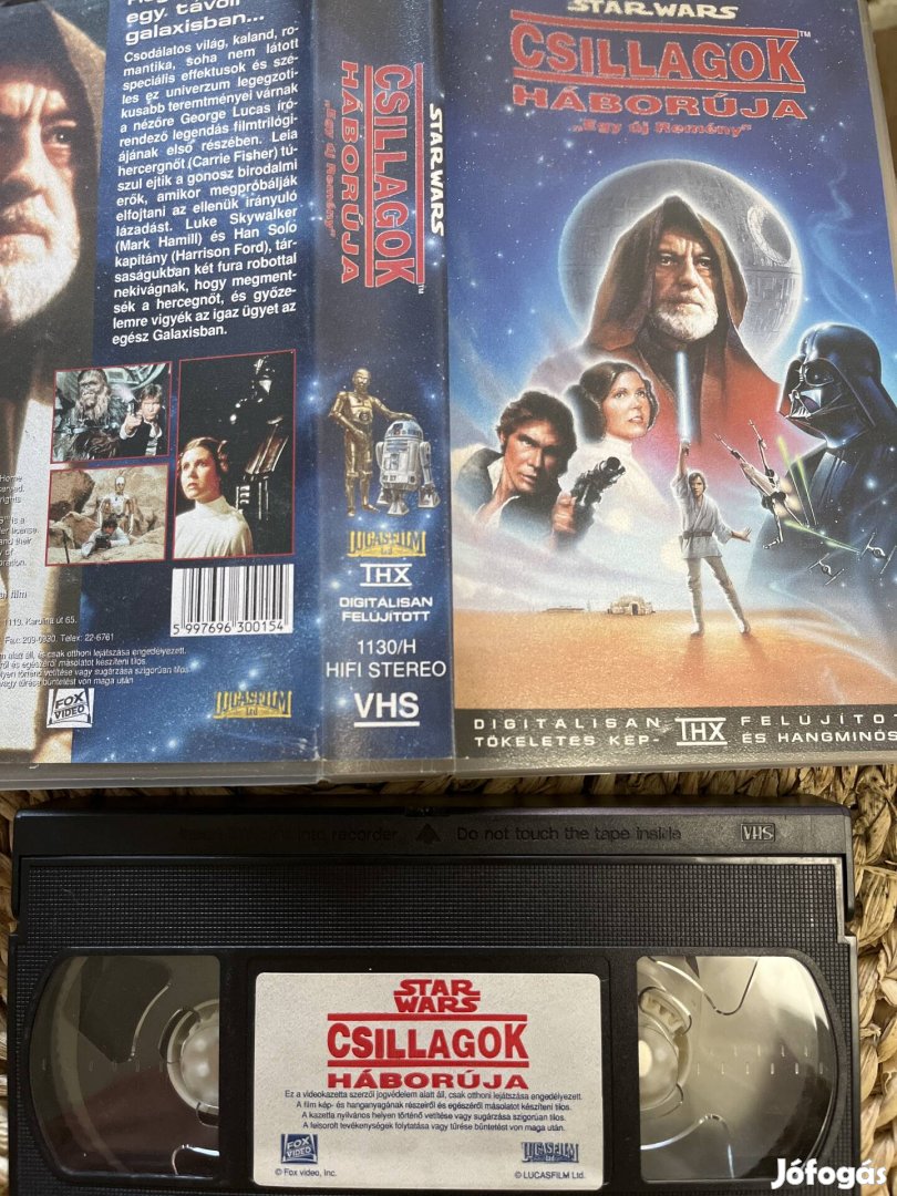 Star wars csillagok háborúja vhs