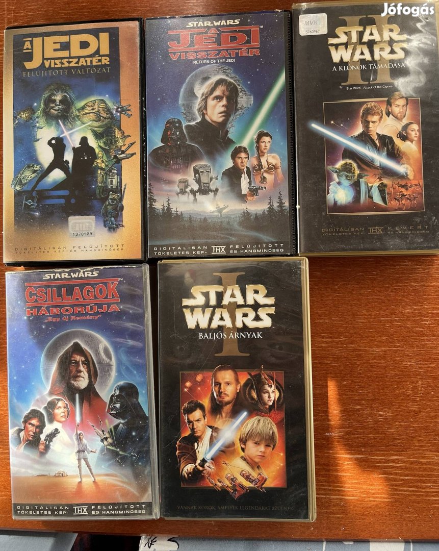 Star wars pakk vhs kazetta