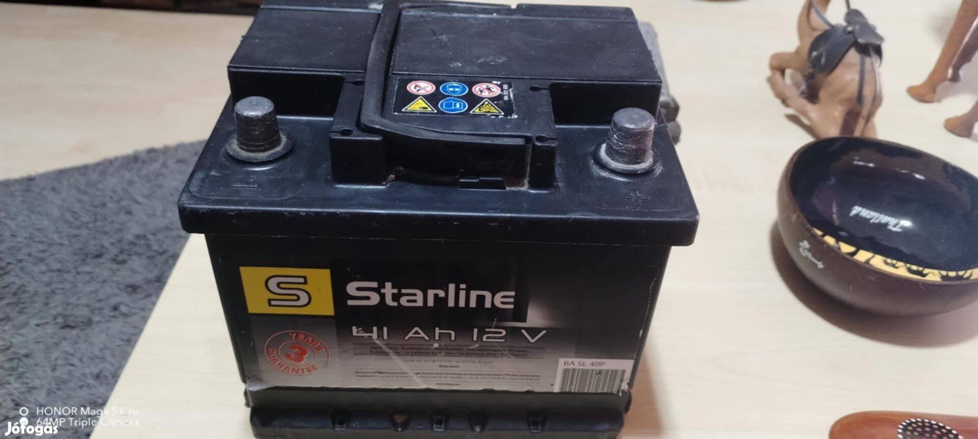 Starline 12V 41Ah 360A right+