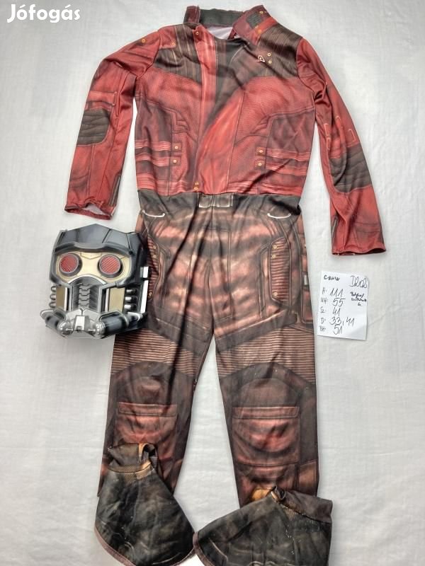 Starlord jelmez, Űrlord jelmez, Galaxis őrzői jelmez D202