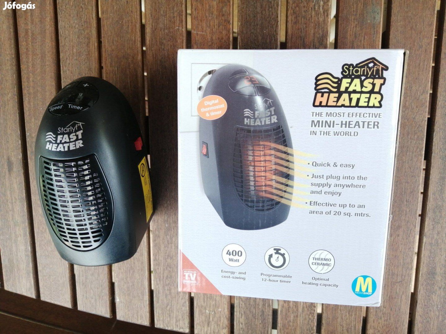 Starlyf fast heater elektromos mini hősugárzó új!