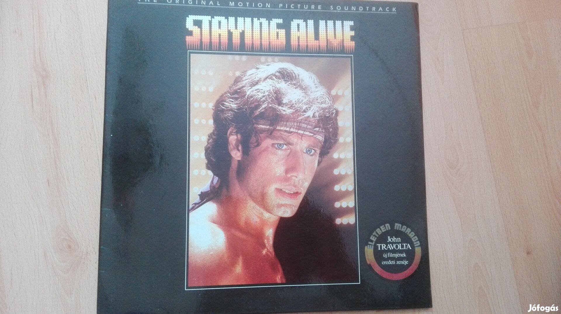 Staying Alive John Travolta bakelit lemez