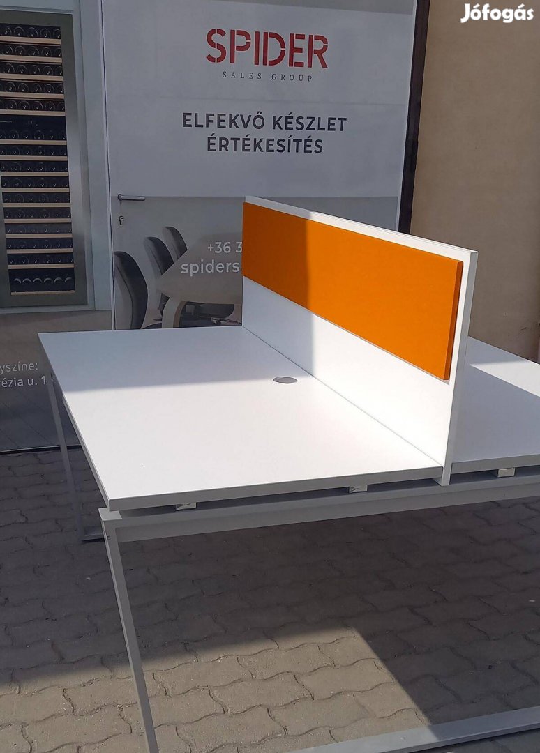 Steelcase márkájú íróasztal sziget, munkaállomás, 2 fős - használt