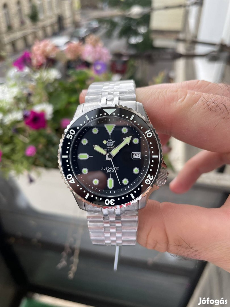 Steeldive SD1996 Seiko Skx007 homage új, automata karóra 