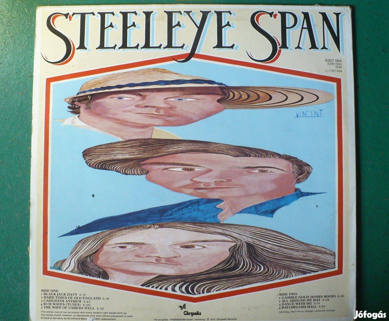 Steeleye Span: All Around My Hat (nyugati nyomású hanglemez)