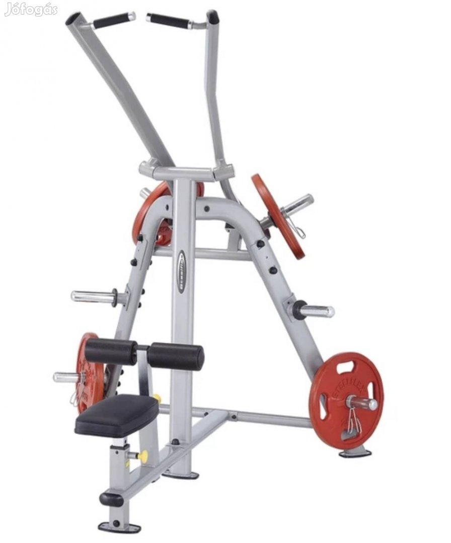 Steelflex Plate Load Plla professzionális hátgép evező gép