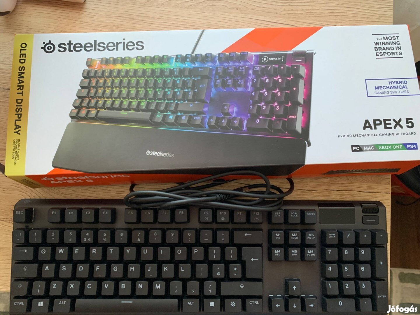 Steelseries Apex 5 - US újszerű billentyűzet eladó!