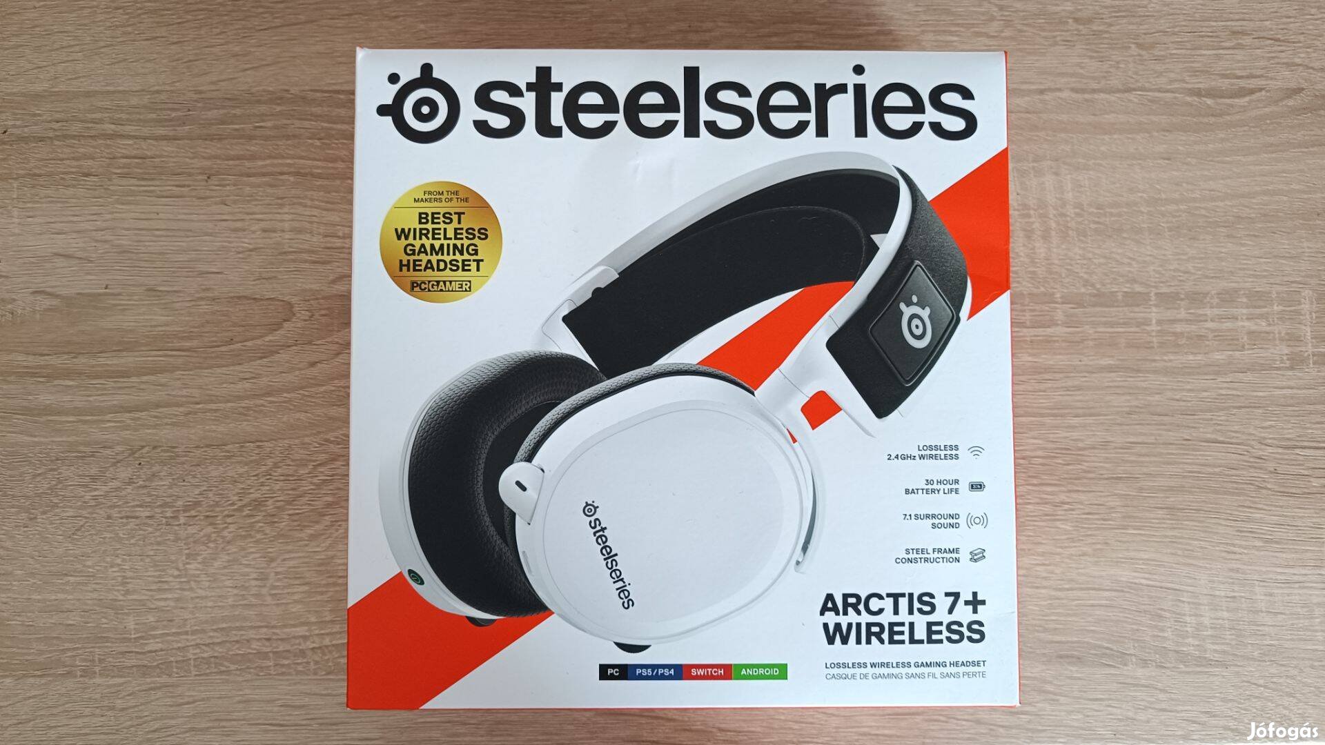 Steelseries Arctis 7+ vezeték nélküli fejhallgató