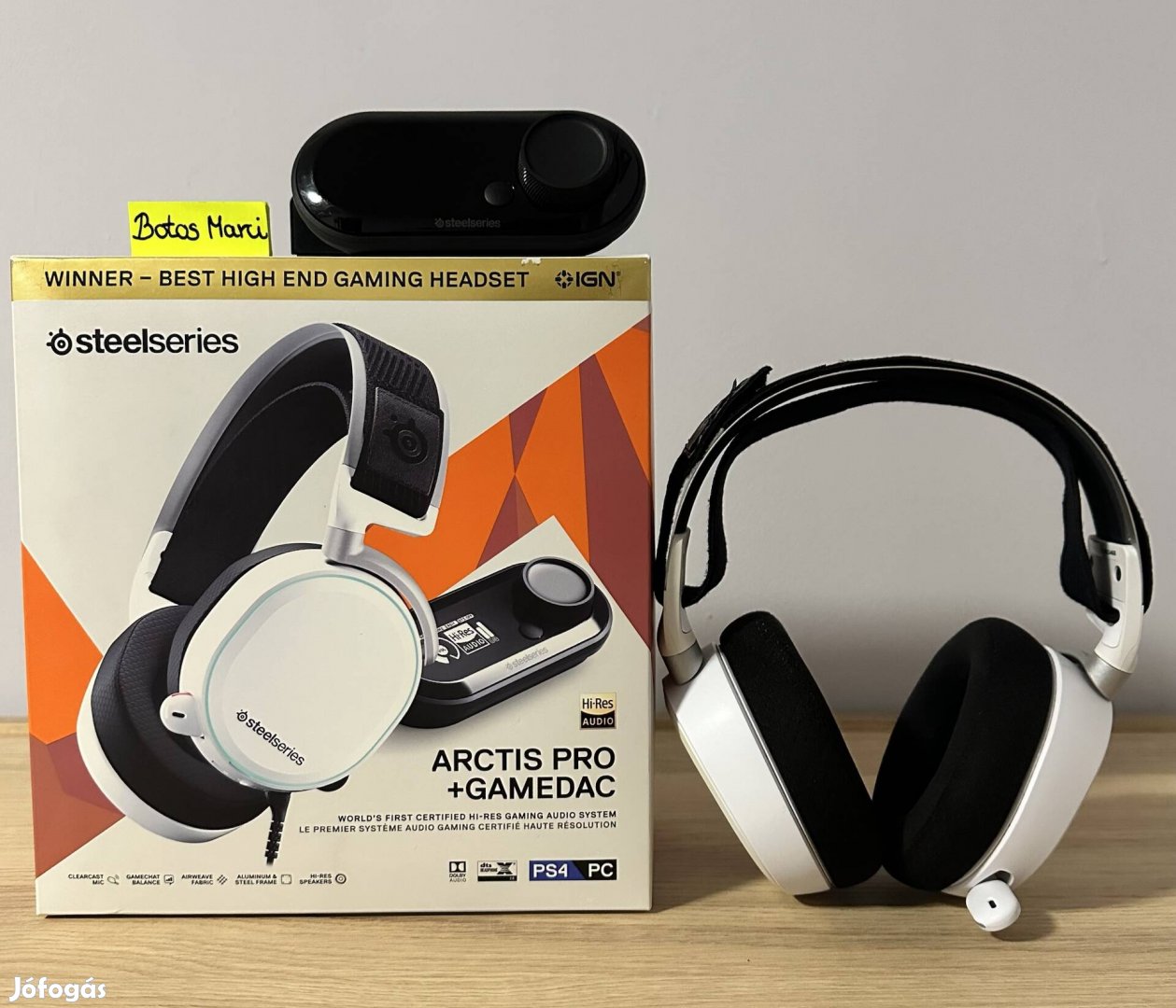 Steelseries Arctis Pro + Gamedac vezetékes prémium fejhallgató