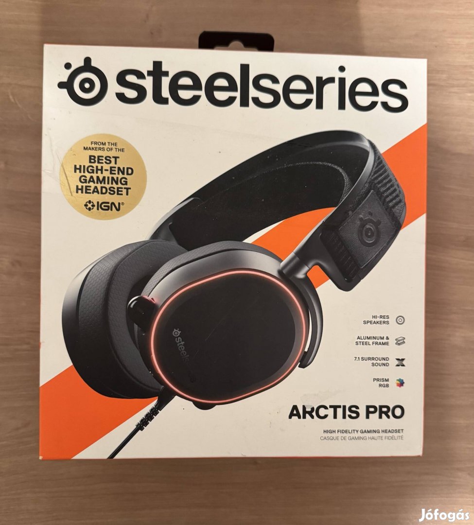 Steelseries Arctis Pro vezetékes gamer fejhallgató