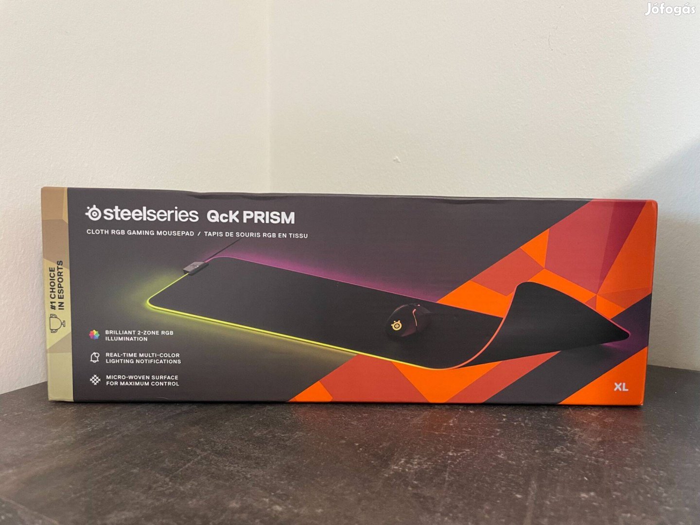 Steelseries Qck Prism gamer egérpad XL Számla+Garancia