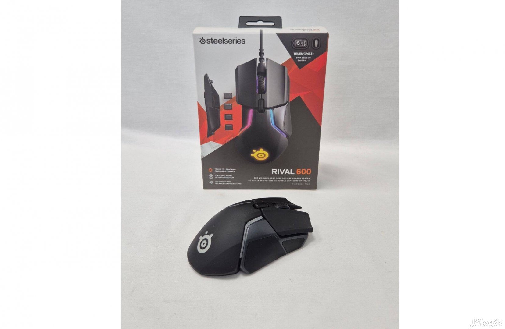 Steelseries Rival 600 Gaming egér, fekete, 1 év garancia