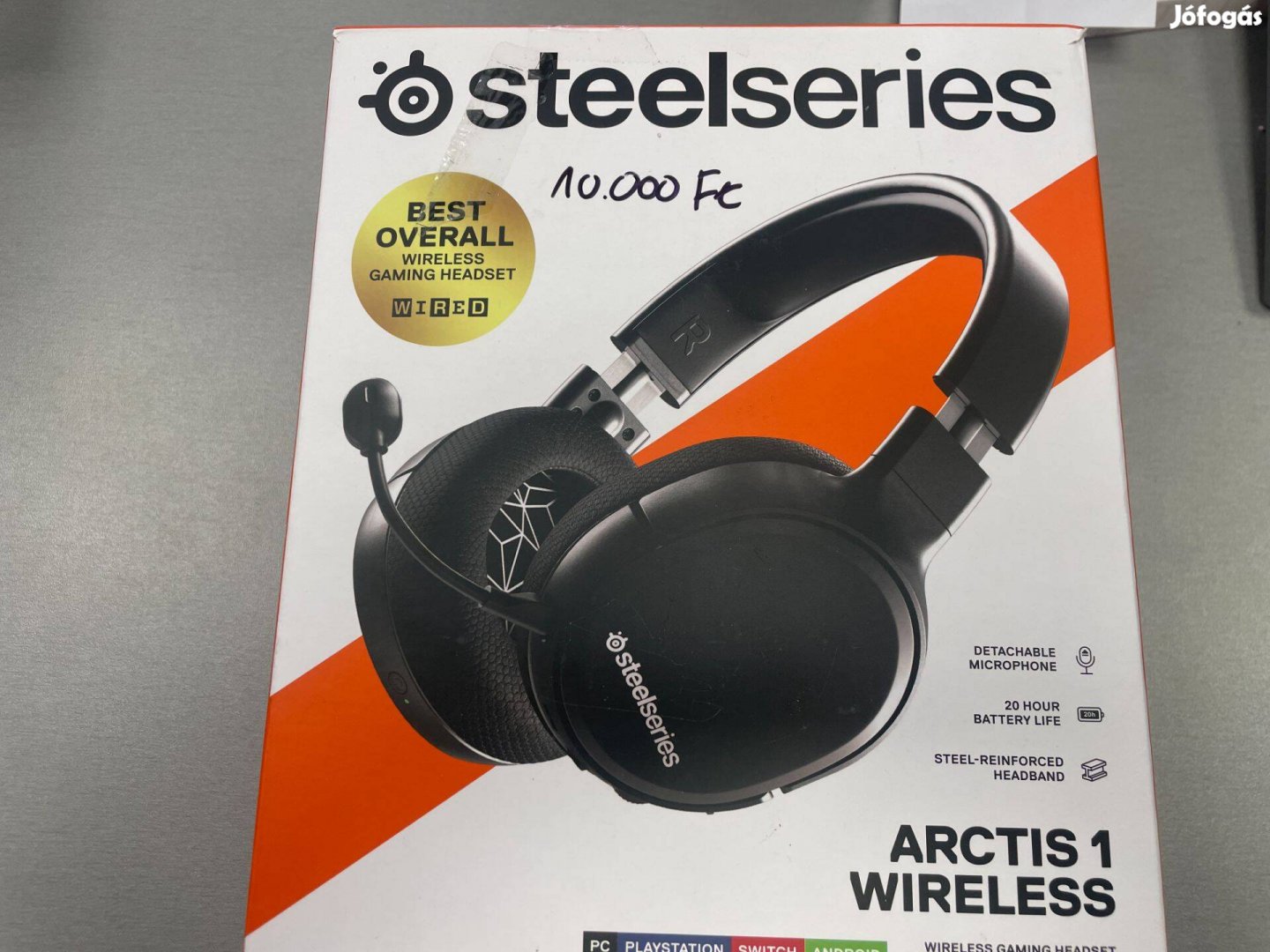 Steelseries gamer fejhallgató 6hó jótállás/számla