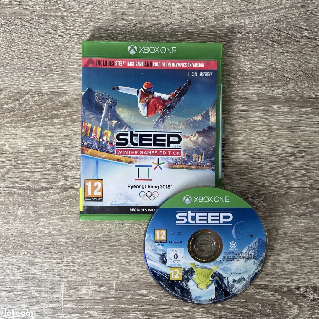 Steep Snowboard konzol játék Xbox One játék dobozával