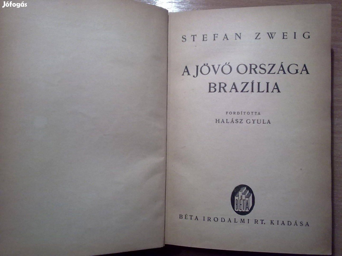 Stefan Zweig: A jövő országa Brazília