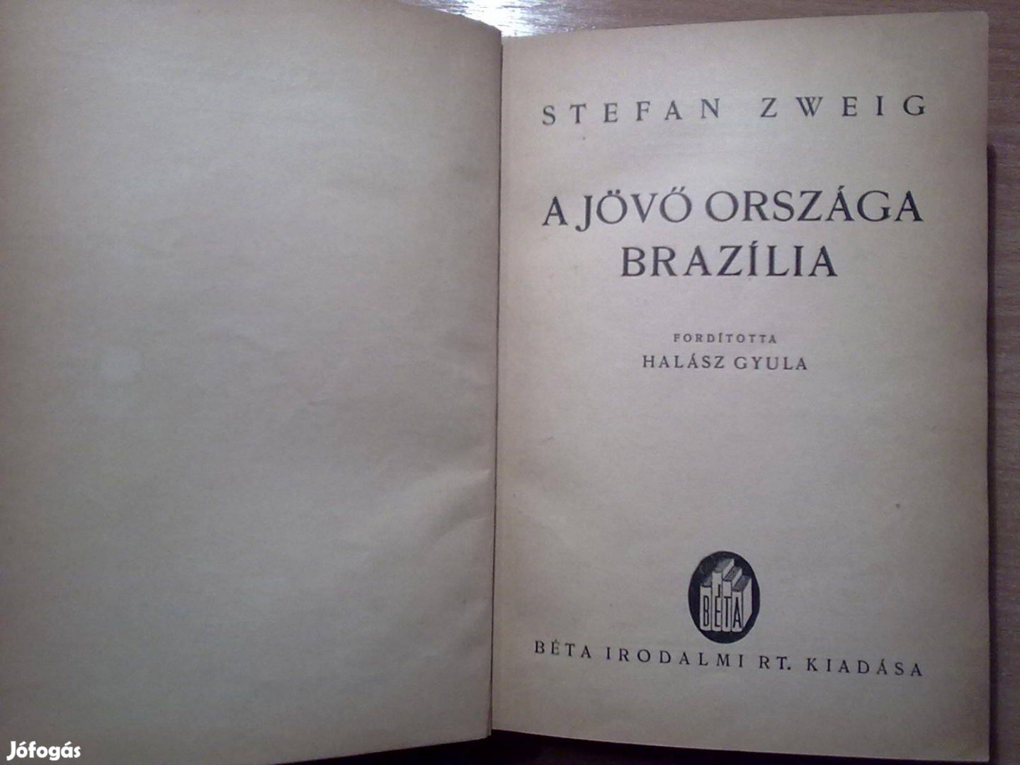 Stefan Zweig: A jövő országa Brazília