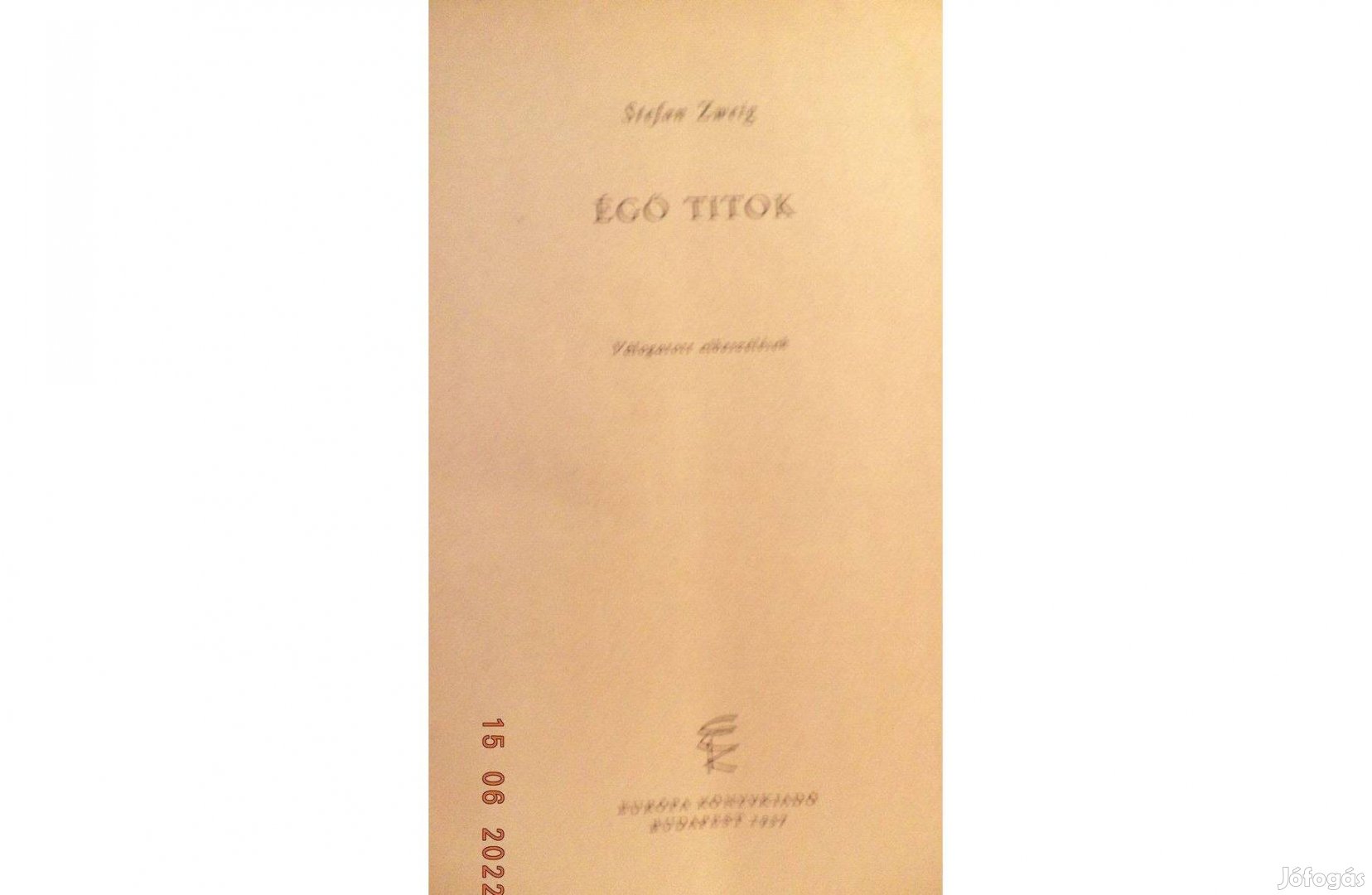 Stefan Zweig: Égő titok