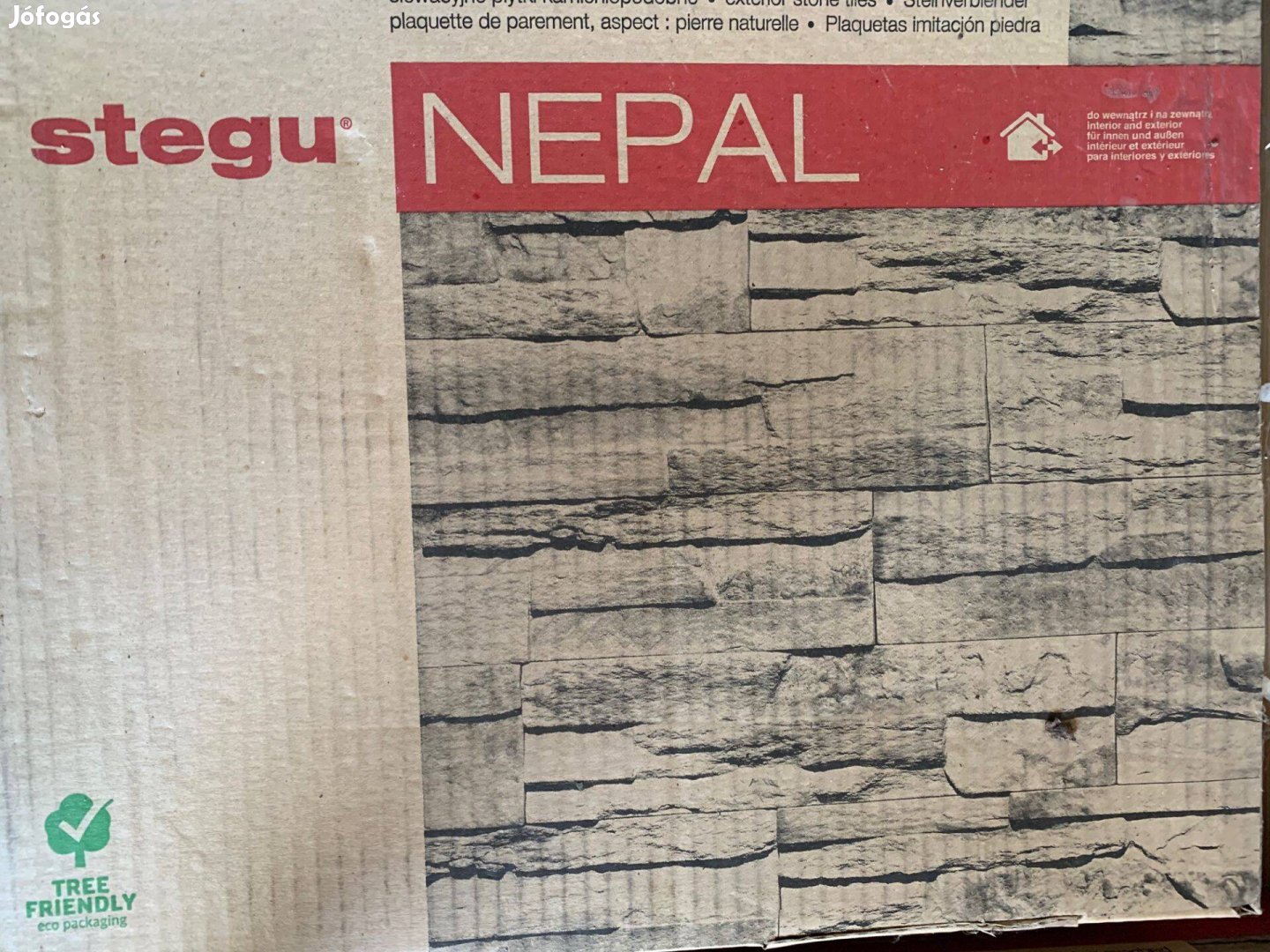 Stegu Nepál fagyálló kőburkolat falra eladó(sok dobozzal megmaradt)
