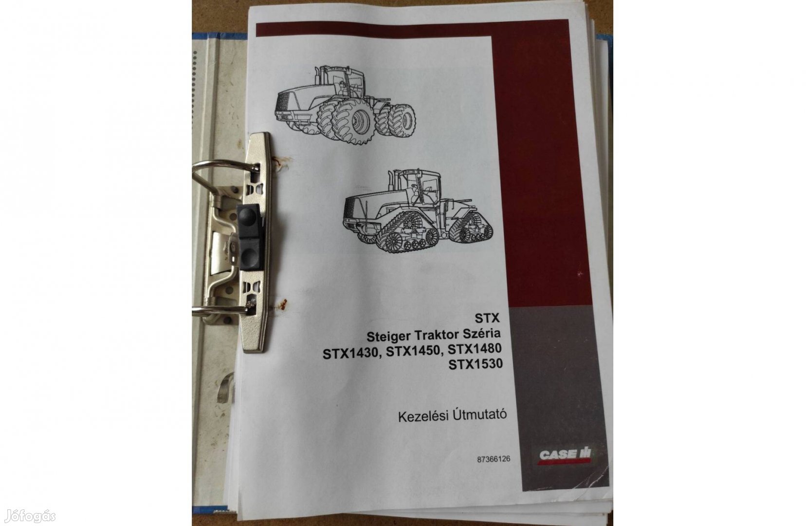 Steiger traktor széria STX 1430, 1450, 1480. 1530 kezelési