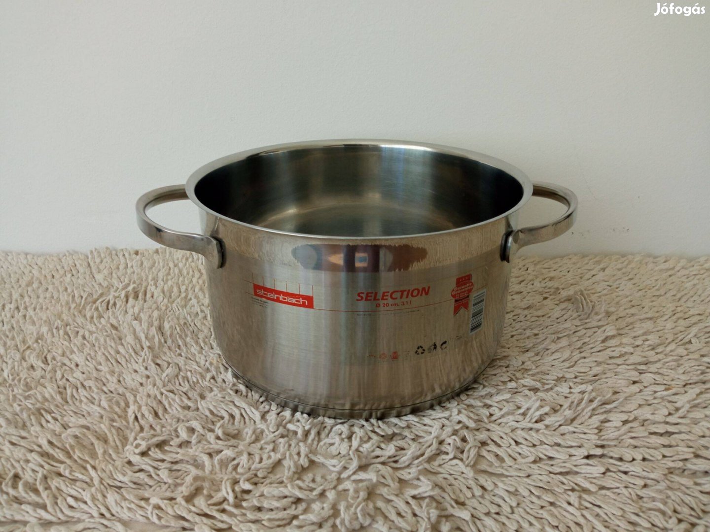 Steinbach rozsdamentes acél főzőedény - inox lábos 3,1 Liter (d=20cm)