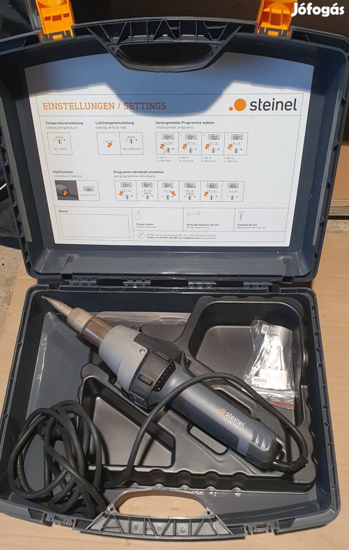 Steinel Hőlégfúvó HG 2620 E kofferben