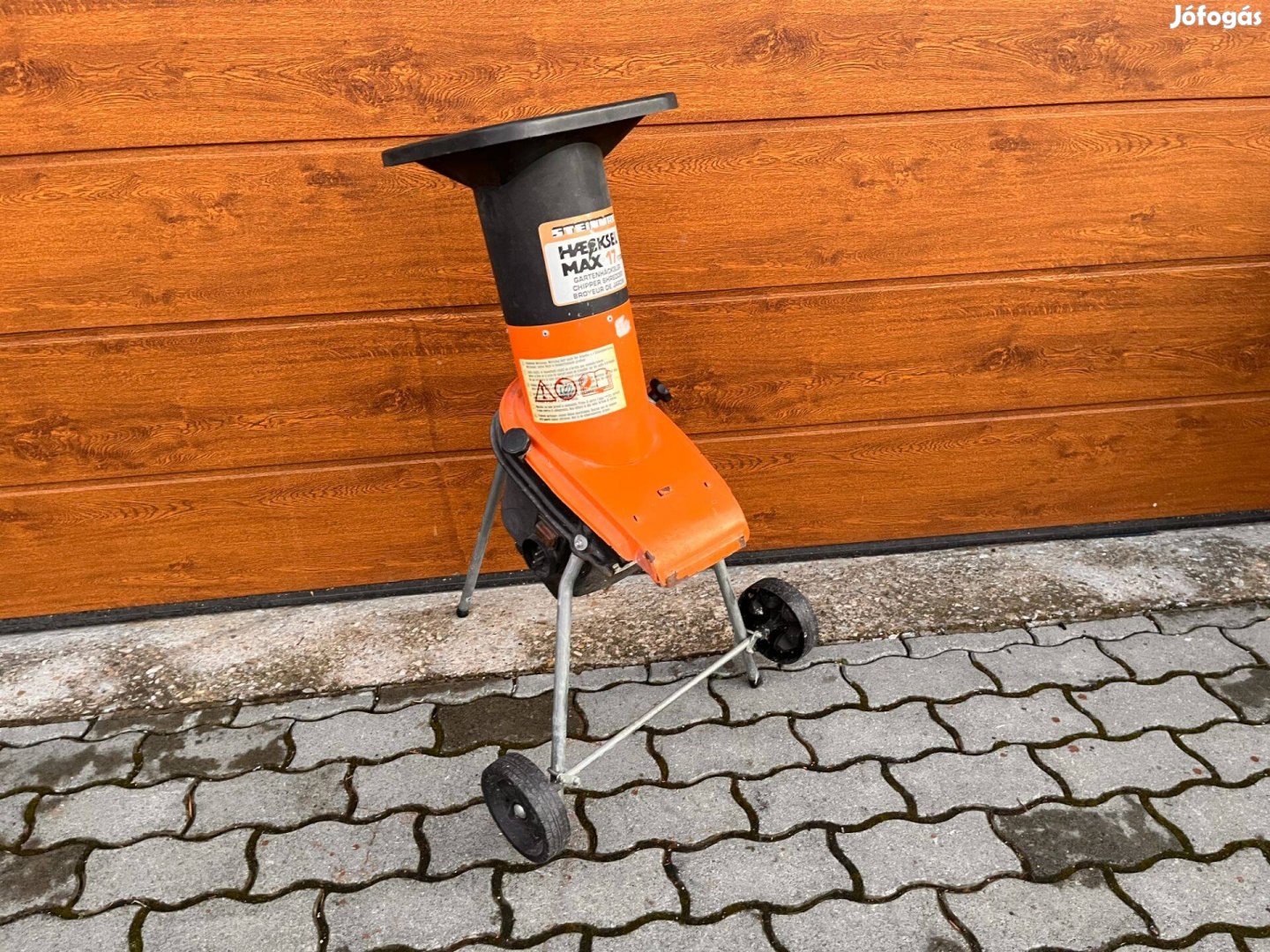 Steinmax 4 késes ágdaráló Ágaprító Almadaráló 1.7kW garanciával
