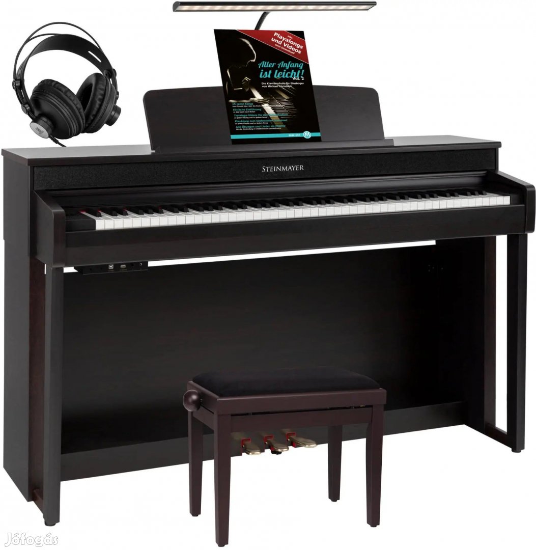 Steinmayer DP-361 RW digitális zongora sötét rózsafa prémium szett