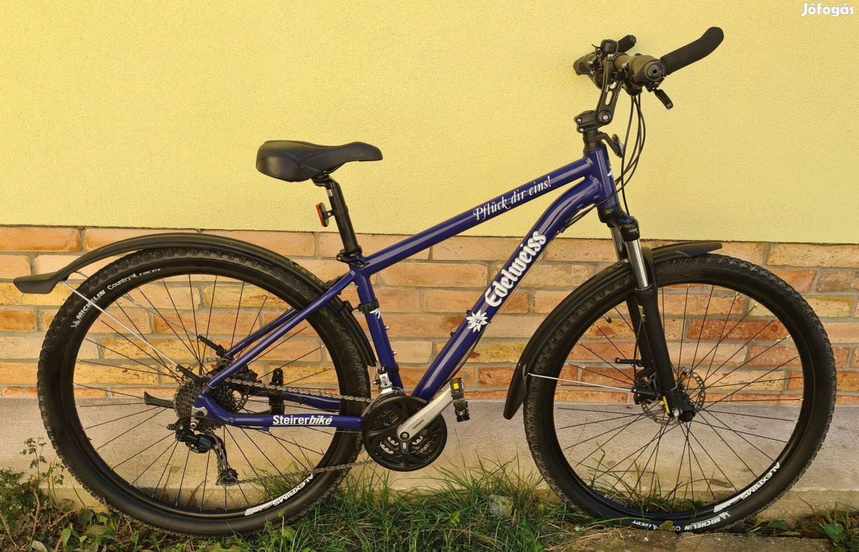 Steirerbike 29"-os alu. mtb. Deore 27 sebesség, speed lock,újszerű