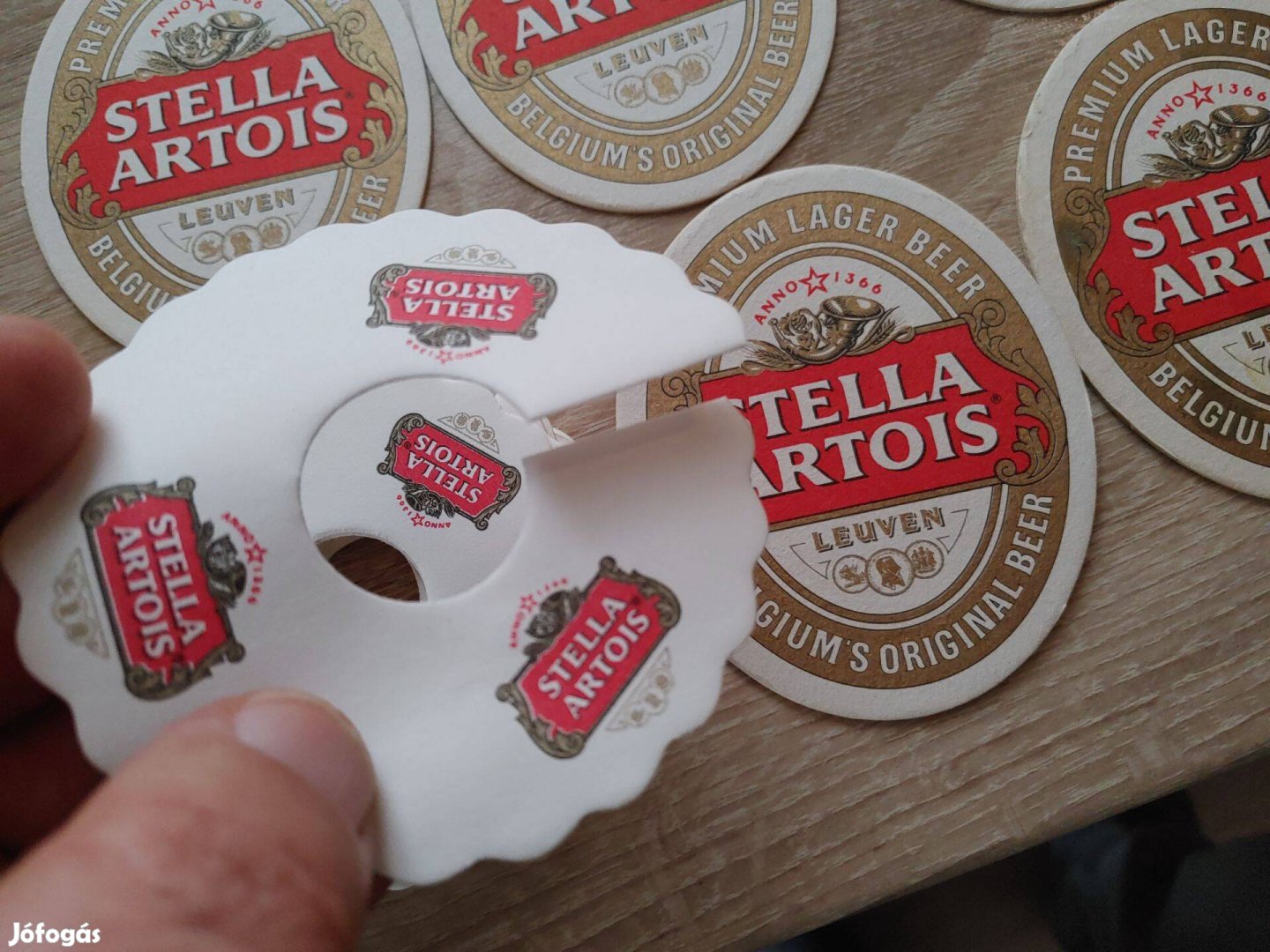 Stella Artois söralátét üvegdísz párban 300Ftpár