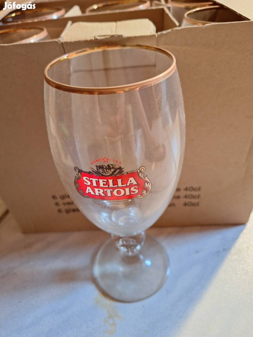 Stella Artois sörös pohár 