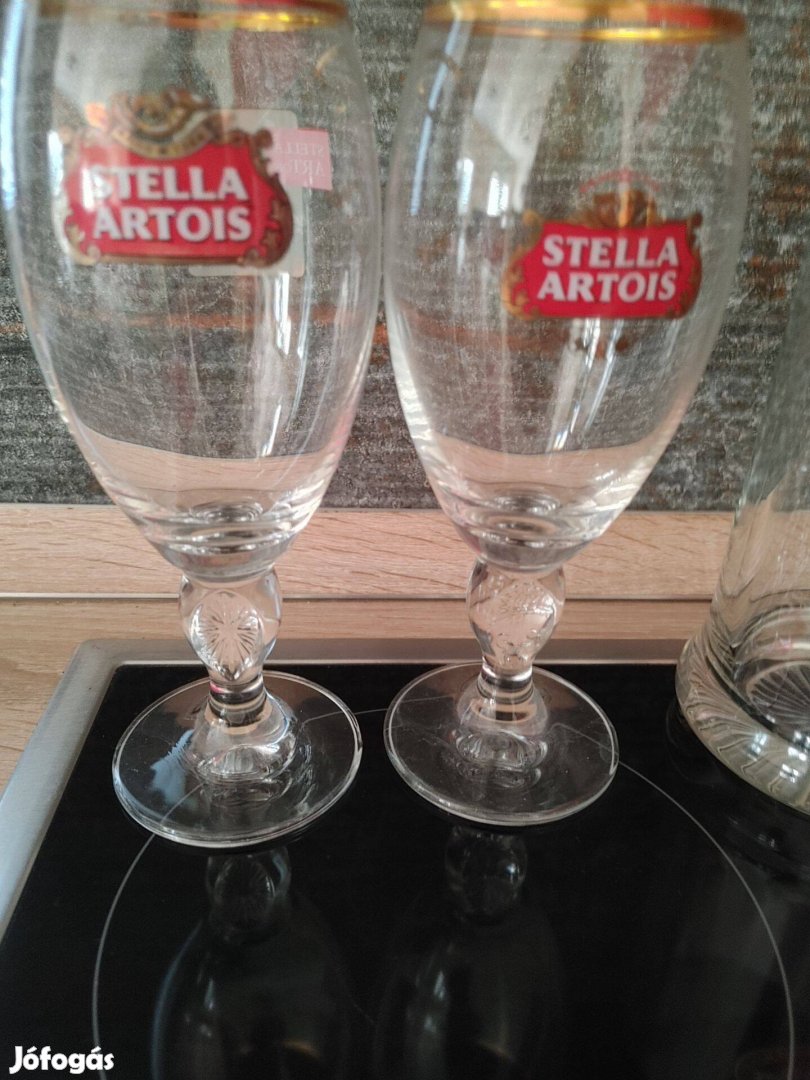 Stella Artois talpas sörös pohár 1200Ft/db